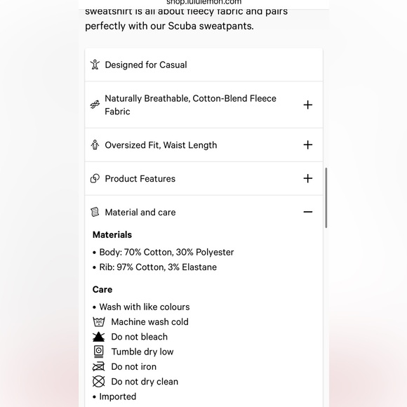 Lululemon Oversized Half-Zip Scuba Black - Picture 16 of 16